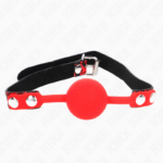 KINK - BOULE EN SILICONE 4 CM GAG MODÈLE 2 60 x 2 CM-KINK COLLAR & GAG-sextoys-lingerie-bdsm-hygiène-sexshop