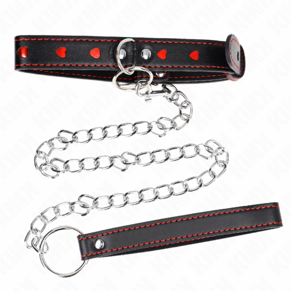 KINK - COLLIER AVEC BRACELET 65 CM DÉTAILS COEUR 52