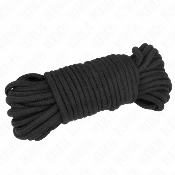 KINK - CORDE EN COTON 20 MÈTRES NOIR-KINK ROPE ARTS-sextoys-lingerie-bdsm-hygiène-sexshop