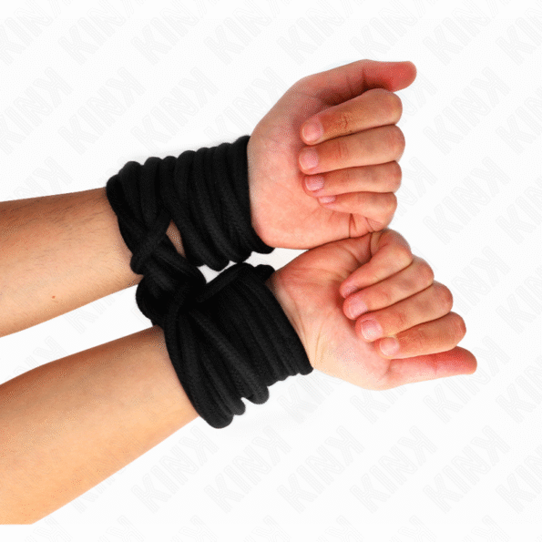 KINK - CORDE EN COTON 20 MÈTRES NOIR-KINK ROPE ARTS-sextoys-lingerie-bdsm-hygiène-sexshop