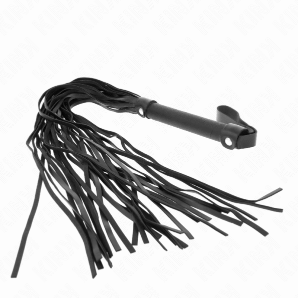 KINK - FOUET IMITATION PEAU DE MOUTON 60 CM-KINK IMPACT & TOUCH-sextoys-lingerie-bdsm-hygiène-sexshop