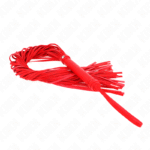 KINK - FOUET PVC SOUPLE ROUGE 70 CM-KINK IMPACT & TOUCH-sextoys-lingerie-bdsm-hygiène-sexshop
