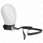 KINK - LAISSE CLOUTÉE 116 CM COLLIER AVEC SANGLE EN CUIR 50 X 5 CM-KINK COLLAR & GAG-sextoys-lingerie-bdsm-hygiène-sexshop
