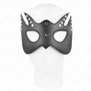 KINK - MASQUE DE CHAUVE-SOURIS AVEC RIVETS 23 x 15 CM-KINK MASKED ALLURE-sextoys-lingerie-bdsm-hygiène-sexshop