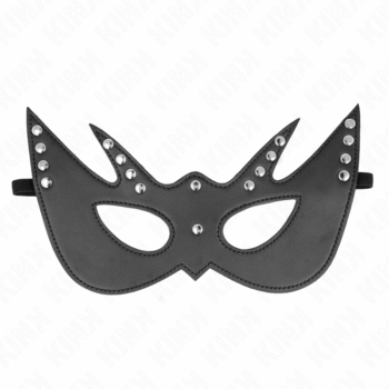 KINK - MASQUE DE CHAUVE-SOURIS AVEC RIVETS 23 x 15 CM-KINK MASKED ALLURE-sextoys-lingerie-bdsm-hygiène-sexshop