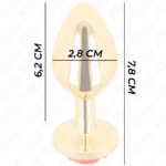 KINK – PLUG ANAL OR ROSE ROUGE TAILLE S