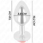 KINK – PLUG ANAL ROSE ROUGE TAILLE L