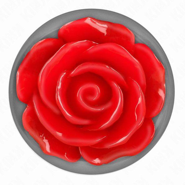 KINK - PLUG ANAL ROSE ROUGE TAILLE L-KINK PLEASURE PLUGS-sextoys-lingerie-bdsm-hygiène-sexshop