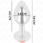 KINK – PLUG ANAL ROSE ROUGE TAILLE S