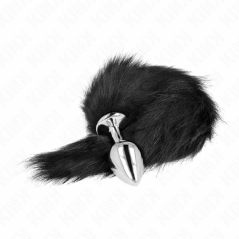 5 CM AVEC QUEUE SYNTHÉTIQUE 40 CM NOIR-KINK PLEASURE PLUGS-sextoys-lingerie-bdsm-hygiène-sexshop