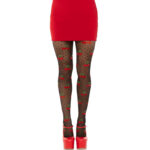 LEG AVENUE - BAS TAUPES CERISE NOIRE-LEG AVENUE HOSIERY-sextoys-lingerie-bdsm-hygiène-sexshop