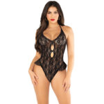 LEG AVENUE - BODY AVEC NOEUD ET VOLANTS NOIR TAILLE UNIQUE-LEG AVENUE BODYSTOCKINGS-sextoys-lingerie-bdsm-hygiène-sexshop
