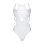 LEG AVENUE – BODY STRING RACERBACK BLANC