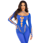 LEG AVENUE - BODYSTOCKING CHEVILLE RECKLESS BLEU ROYAL-LEG AVENUE BODYSTOCKINGS-sextoys-lingerie-bdsm-hygiène-sexshop