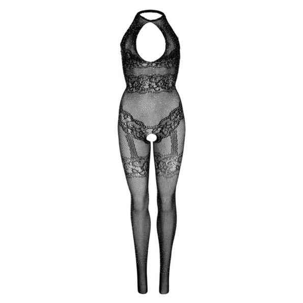 LEG AVENUE - BODYSTOCKING RÉSILLE SANS COUTURE TAILLE UNIQUE - NOIR-LEG AVENUE BODYSTOCKINGS-sextoys-lingerie-bdsm-hygiène-sexshop