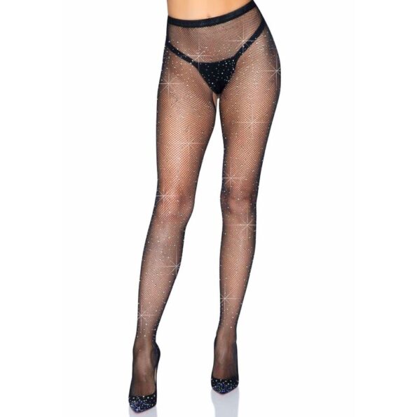 LEG AVENUE - COLLANTS SANS CROTHLESS RÉSILLE-LEG AVENUE HOSIERY-sextoys-lingerie-bdsm-hygiène-sexshop
