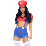 LEG AVENUE - COSTUME SEXY MARIO BROS ROUGE/BLEU M-LEG AVENUE COSTUMES-sextoys-lingerie-bdsm-hygiène-sexshop