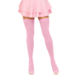 LEG AVENUE - CUISSES HAUTES EN NYLON ROSE-LEG AVENUE HOSIERY-sextoys-lingerie-bdsm-hygiène-sexshop
