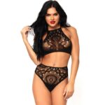 LEG AVENUE - ENSEMBLE 2 PIÈCES HAUT ET CULOTTE S/M-LEG AVENUE SETS-sextoys-lingerie-bdsm-hygiène-sexshop