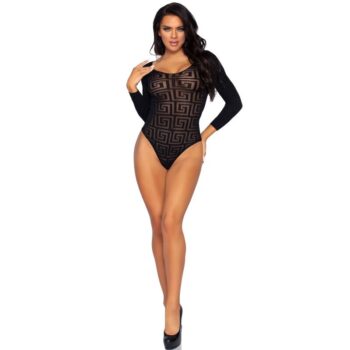 LEG AVENUE - MOSAIC SNAP CROTH BODY TAILLE UNIQUE-LEG AVENUE TEDDIES-sextoys-lingerie-bdsm-hygiène-sexshop