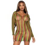 LEG AVENUE - RASTA MINI ROBE TAILLE UNIQUE-LEG AVENUE DRESSES-sextoys-lingerie-bdsm-hygiène-sexshop