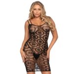 LEG AVENUE - ROBE DAISY EN CROCHET TAILLE UNIQUE-LEG AVENUE DRESSES-sextoys-lingerie-bdsm-hygiène-sexshop