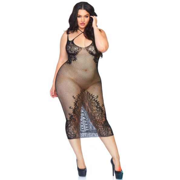 LEG AVENUE - ROBE LISSE  DOUBLE BRACELET 1X-2X-LEG AVENUE DRESSES-sextoys-lingerie-bdsm-hygiène-sexshop