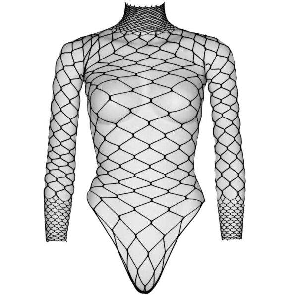 LEG AVENUE - TEDDY RÉSILLE COL ROULÉ TAILLE UNIQUE-LEG AVENUE BODYSTOCKINGS-sextoys-lingerie-bdsm-hygiène-sexshop