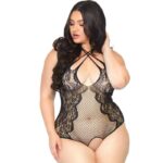 LEG AVENUE – TEDDY SANS CROTHLESS 1X-2X