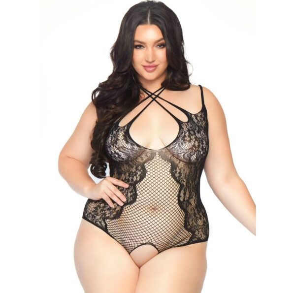 LEG AVENUE - TEDDY SANS CROTHLESS 1X-2X-LEG AVENUE TEDDIES-sextoys-lingerie-bdsm-hygiène-sexshop