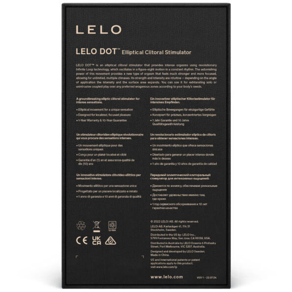 LELO - STIMULATEUR DE CLITORIS DOT - LILAS-LELO-sextoys-lingerie-bdsm-hygiène-sexshop