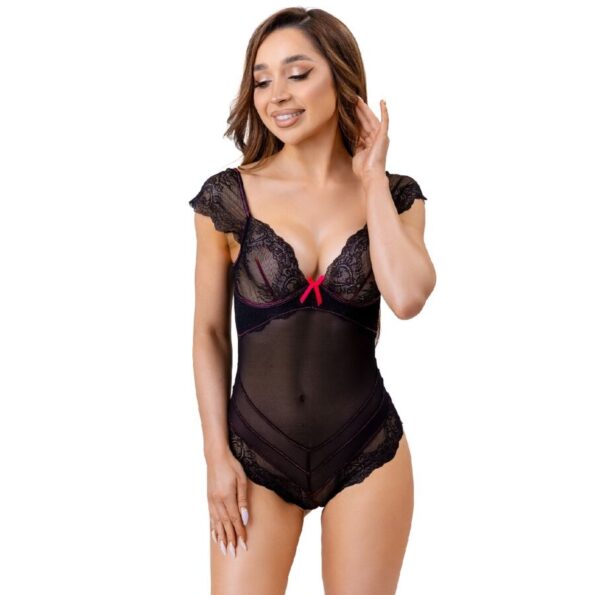 LIVCO CORSETTI FASHION - BODY EVELYN LC 20243 AVEC BORDURE EN DENTELLE ET TRANSPARENCES NOIR L/XL-LIVCO CORSETTI BODIES-sextoys-lingerie-bdsm-hygiène-sexshop