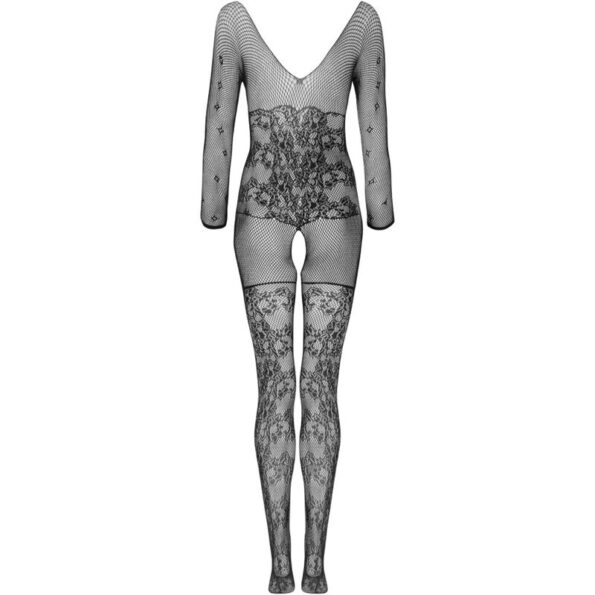 LIVCO CORSETTI FASHION - BODYSTOCKING CELDON SANS CROTCHLESS NOIR TAILLE UNIQUE-LIVCO CORSETTI BODYSTOCKINGS-sextoys-lingerie-bdsm-hygiène-sexshop