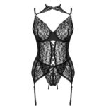 LIVCO CORSETTI FASHION – COLLECTION GIELLANDRA FOR THE SENSES CORSET + CULOTTE NOIR