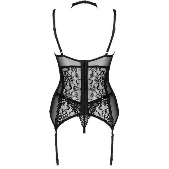 LIVCO CORSETTI FASHION - COLLECTION GIELLANDRA FOR THE SENSES CORSET + CULOTTE NOIR-LIVCO CORSETTI SETS-sextoys-lingerie-bdsm-hygiène-sexshop