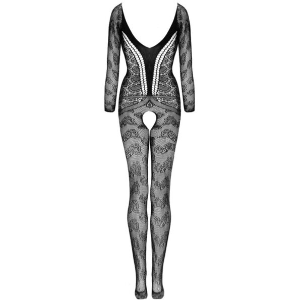 LIVCO CORSETTI FASHION - CORDILL LC 17358 BODYSTOCKING CROCHLESS NOIR TAILLE UNIQUE-LIVCO CORSETTI BODYSTOCKINGS-sextoys-lingerie-bdsm-hygiène-sexshop