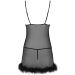 LIVCO CORSETTI FASHION – ENSEMBLE ZERUNAM BABYDOLL + STRING NOIR