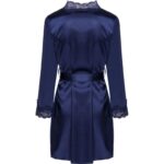 LIVCO CORSETTI FASHION – JACQUELINE LC 90249 ROBE DE CHAMBRE + CHEMISE + CULOTTE BLEU MARINE L/XL