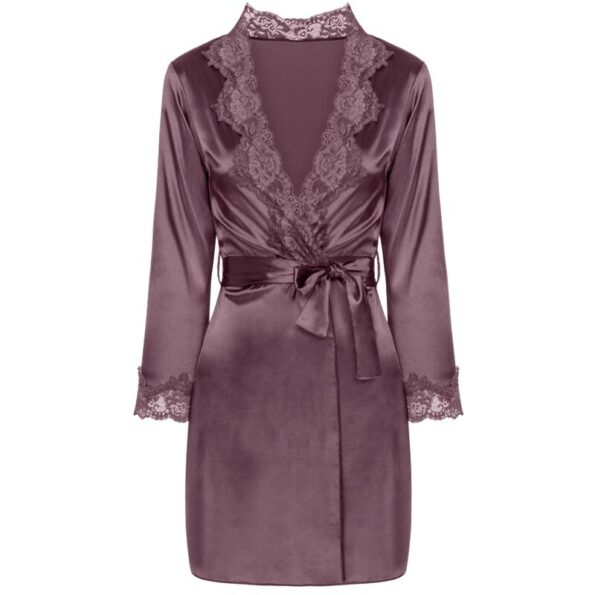 LIVCO CORSETTI FASHION - JACQUELINE LC 90249 ROBE DE CHAMBRE + CHEMISE + CULOTTE VIOLET S/M-LIVCO CORSETTI SETS-sextoys-lingerie-bdsm-hygiène-sexshop