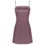 LIVCO CORSETTI FASHION – JACQUELINE LC 90249 ROBE DE CHAMBRE + CHEMISE + CULOTTE VIOLET S/M