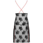 LIVCO CORSETTI FASHION – KARONIN LC 90628 CHEMISE + CULOTTE NOIR L/XL