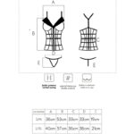 LIVCO CORSETTI FASHION – LAURA LC 20215 CORSET + STRING S/M