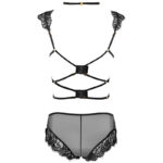 LIVCO CORSETTI FASHION – PALMENOM LC 90614 SOUTIEN-GORGE + CULOTTE NOIR L/XL