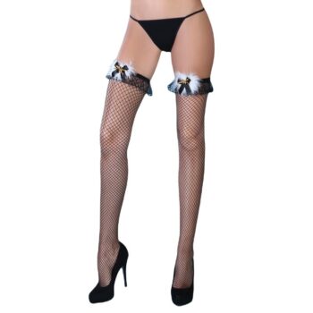 LIVCO CORSETTI FASHION - PEARL BLACK CF 17277 BAS NOIR S/L-LIVCO CORSETTI STOCKINGS-sextoys-lingerie-bdsm-hygiène-sexshop