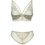 LIVCO CORSETTI FASHION – PINE LC 90667 SOUTIEN-GORGE + CULOTTE KAKI L/XL