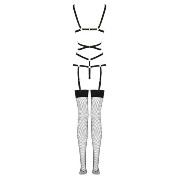 LIVCO CORSETTI FASHION - THIARA LC 20213 ENSEMBLE CORPS + BAS NOIR S/M-LIVCO CORSETTI SETS-sextoys-lingerie-bdsm-hygiène-sexshop
