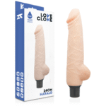 LOVECLONE - VIBRATEUR AUTOLUBRIFIANT HARALD 24 CM -O- 4 CM-LOVECLONE-sextoys-lingerie-bdsm-hygiène-sexshop