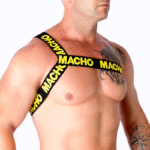MACHO – HARNAIS ROMAIN JAUNE S/M