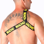 MACHO – HARNAIS ROMAIN JAUNE S/M