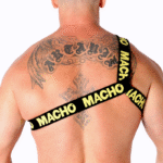 MACHO – HARNAIS ROMAIN JAUNE S/M